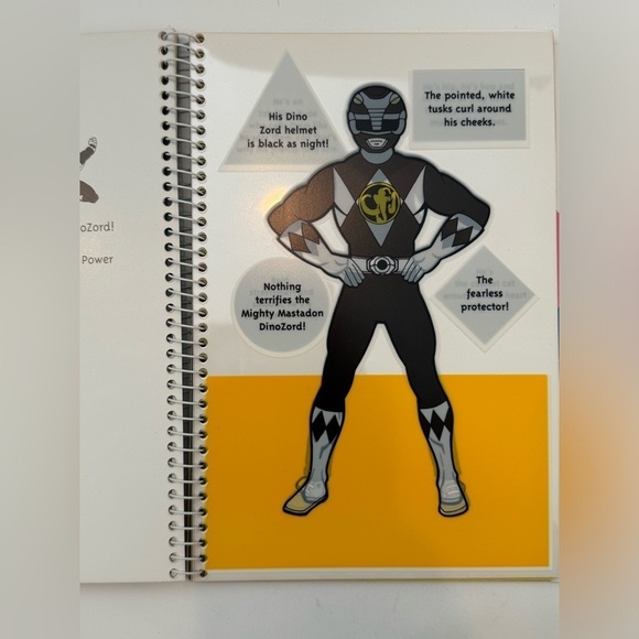 Vintage 1990s Mighty Morphin Power Rangers MMPR Lot of 2 Books - Picture 4 of 12